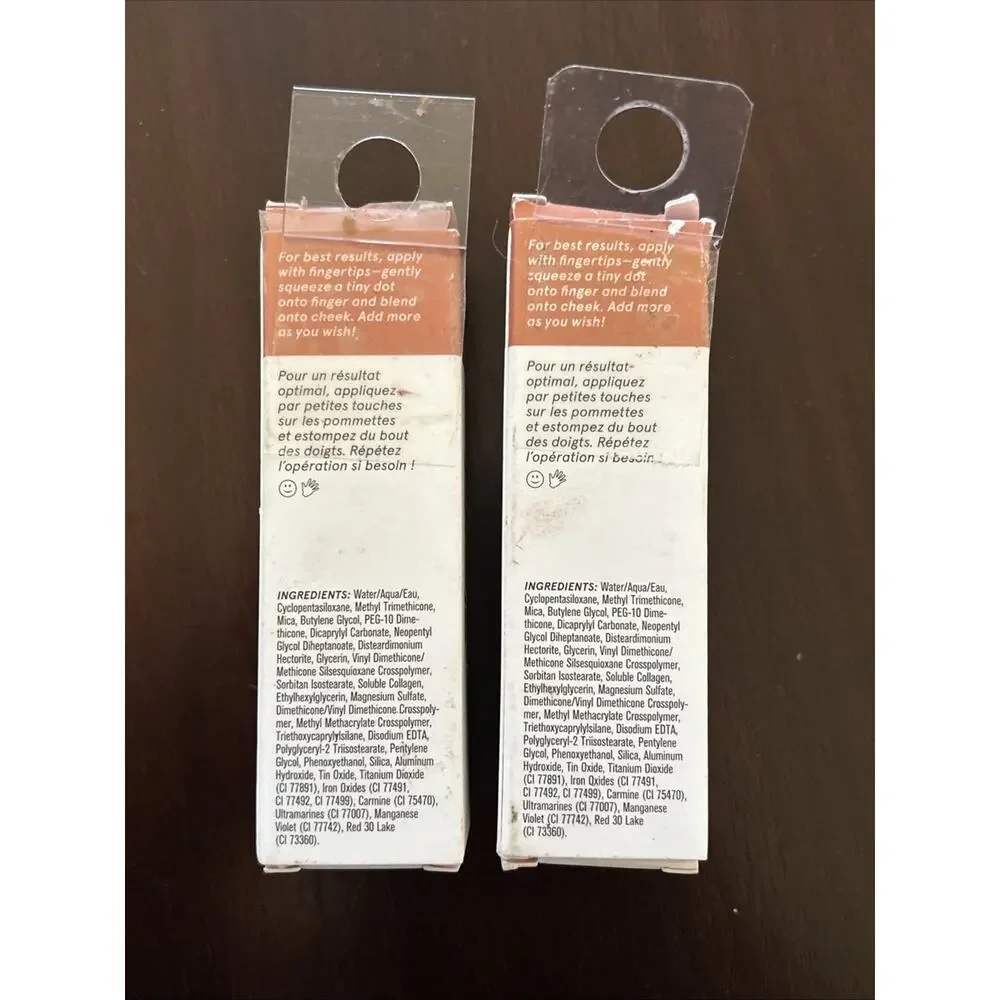 2 Glossier Cloud Paint Seamless Cheek Color DUSK Full Size .33 Fl Oz NIB